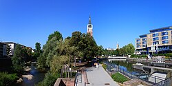 Panorama Nagold, Stadtkirche und Enz (1)